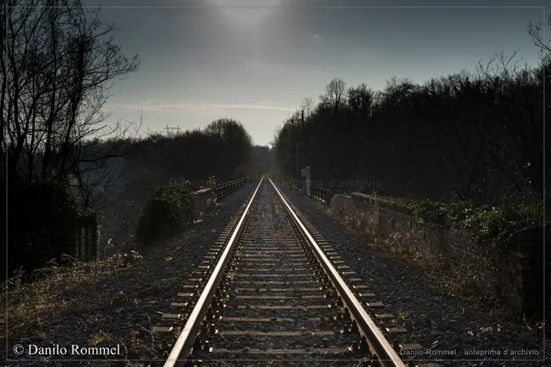 Fotografia dalla raccolta «Ferrovia Gemona–Sacile», opera 018